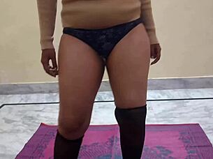 slim indian strips outdoors in public with crazy undressing and flashing to make you cum