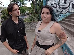 I find girl at train station to record oops fake agent