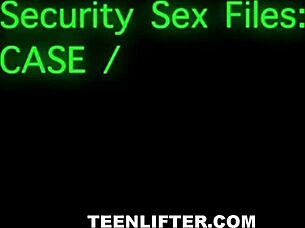 Tiny asian shoplifter aurora winters strip searched and fucked by wrex oliver big cock.