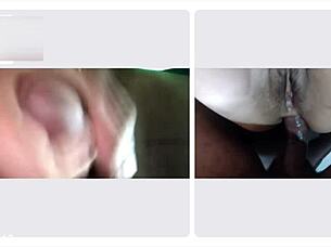 Amateur Couldn't Hold Back from Intense Arousal and Came in 1 Minute on Video Call