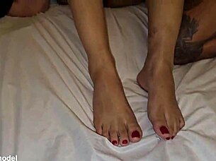 3 intense orgasms in first time with new hot blonde babe 😈🔥