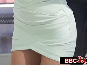 Hungarian blonde with perfect body rims and fucks her bbc lover