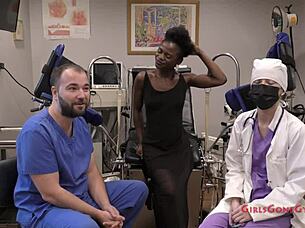 Ever wondered about petite rina arem exploring neighbors in her first gyno fetish session?