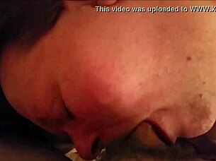 Hey milf BBW, don't you love enjoying a big dick in amateur homemade blowjob action?