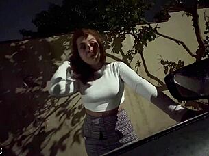 Outdoor Public Prostitute Takes Monster Cock Blowjob And Pussy Fucking From Big Cock Stranger In Intense Amateur Latina Action