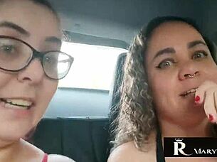 Bate papo loucura no carro com a natasha sub 😈🚗
