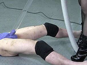 Japanese Femdom Tomeki Forces Boots Licking And Balls Vacuum Cleaner Domination