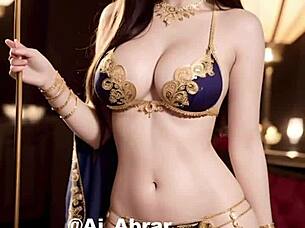 ai art belly dance