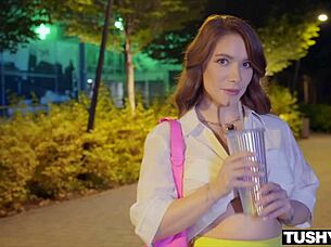 Tushyraw Curvy Hottie Sata Jones Gets Oiled Ass Filled In Rough Anal Doggystyle Action