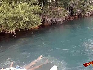 bareback anal sex on high seas  