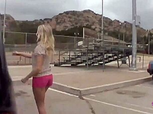 i experienced a hot threesome with brunette and blonde lesbians using sex toys to make the cheerleader orgasm intensely