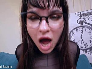 Why does this dirty bitch tank girl beg for her first anal pounding from a massive black cock?