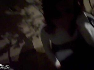 Outdoor Public Prostitute Takes Monster Cock Blowjob And Pussy Fucking From Big Cock Stranger In Intense Amateur Latina Action