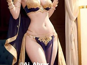 ai art belly dance