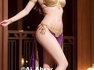 ai art belly dance