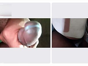 Amateur Couldn't Hold Back from Intense Arousal and Came in 1 Minute on Video Call