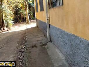 Farm worker helps young woman lose her virginity in the woods