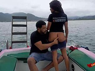 bareback anal sex on high seas  