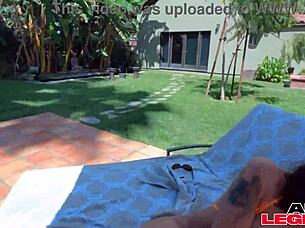 i cant get enough of that big dick pounding shay sights hairy pussy bareback outdoors