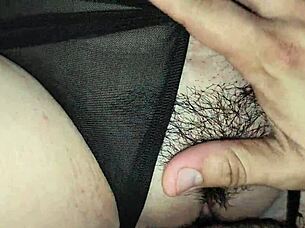 WET HAIRY PUSSY FUCKED PASSIONATELY BY SMALL COCK IN HOMEMADE FIRST-TIME COUPLE ACTION!