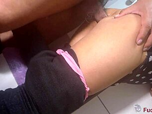 Oh man, I totally fuck her tight teen asshole quietly on hidden cam until I cum inside that gaping hole! 😈🍑