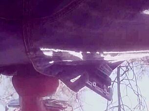 i did real behind the scenes outdoor deepthroat blowjob