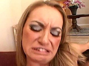 Watch Slutty Blonde In Stockings And Heels Get Fucked Hard!