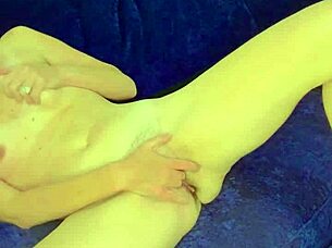 horny milf caroline stuffs wet pussy with toys until intense orgasm hits