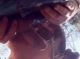 i did real behind the scenes outdoor deepthroat blowjob