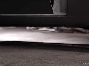 Hardwerk Gang Car Bang with Blonde Getting Double Penetration Deep