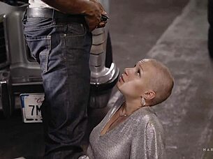 Hardwerk Gang Car Bang with Blonde Getting Double Penetration Deep