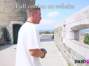 inked busty babe gets fucked hard by jessy jones with spanking and choking 🍑🔥