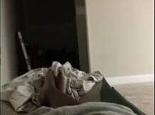 Masturbating with a random female