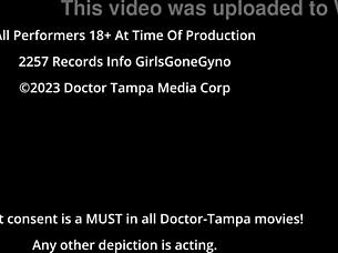 Intense Tampa University Physical with Katie Cummings in Latex Gloves and Vibrator Action