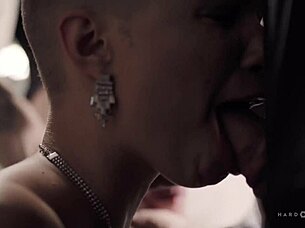 Hardwerk Gang Car Bang with Blonde Getting Double Penetration Deep