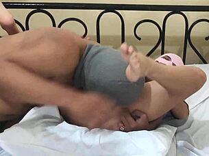 Wet pussy eating session with my prof featuring juicy cunilingus and intense licking