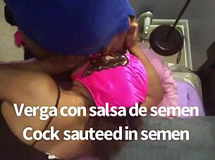 Mexican Wrestler Girl Battles and Sucks Cock in Intense Masked Amateur Action