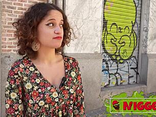 Elena de la vega showcases her skills in an intense interracial session with deep passion.