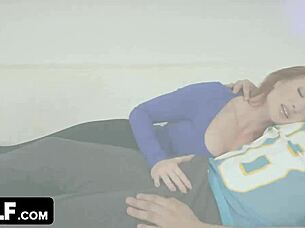 washing machine fun leads to chest play and intimate riding