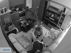 Netflix and chill turns into passionate bareback fucking with rimjob and blowjob for young gay couple