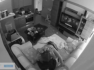 Netflix and chill turns into passionate bareback fucking with rimjob and blowjob for young gay couple