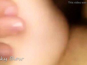 in this tale an amateur slut bends over doggystyle for close up creampie as strangers cum inside her pussy during homemade fun