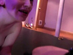 Horny Tattooed Bitches Lick Feet Before BDSM Strapon Play