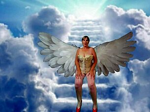 Granny Carmen Angel, you're such a heavenly old masturbating gilf with big tits and toys!