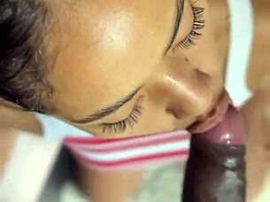 Deep blowjob with my stepbrothers BBC 😈 -amateur couple- nysdel