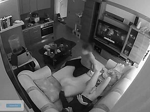 Netflix and chill turns into passionate bareback fucking with rimjob and blowjob for young gay couple