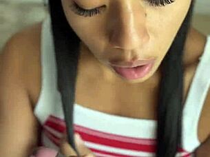 Deep blowjob with my stepbrothers BBC 😈 -amateur couple- nysdel