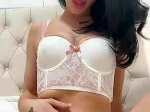 Horny American Exchange Student Squirts in Solo Play!