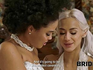 Bride4K Threesome Detour with Cheating Bride in Interracial FFM Wedding Bang