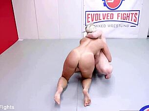 i dominate submissive milf wrestler london river making kay carter learn true submission in lesbian action